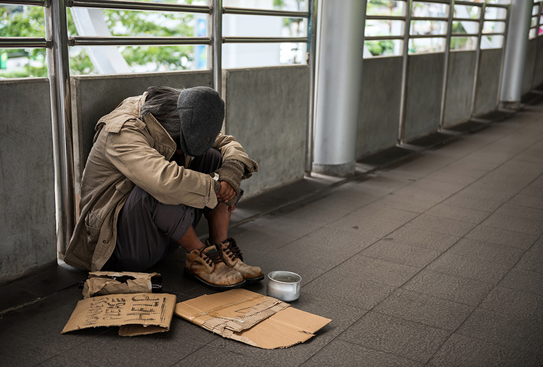 homeless a terra