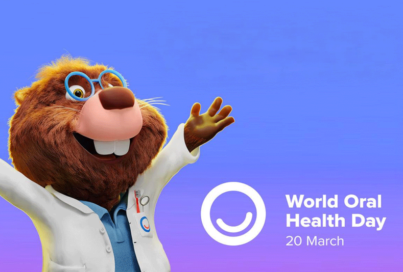 Toothie, mascotte della campagna globale sulla giornata mondiale della salute orale