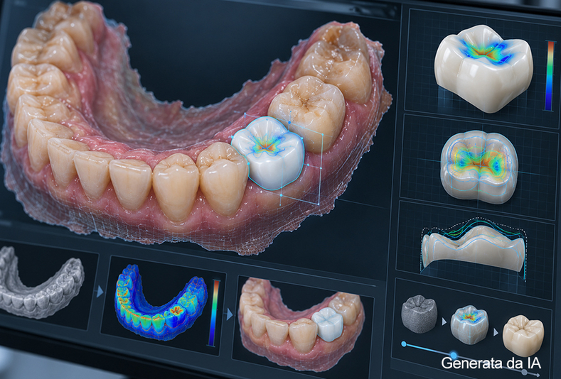 modello di dentatura digitale