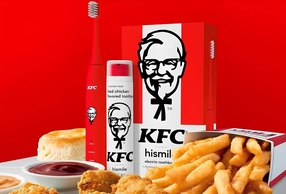Dentifricio e spazzolino elettrico pollo fritto KFC
