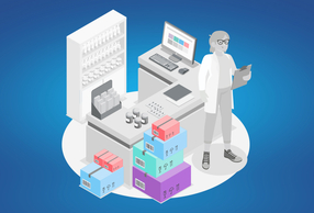 Illustrazione magazzino