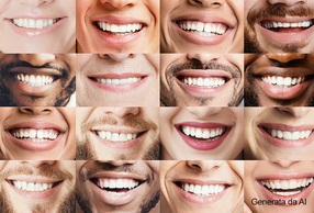 Collage di sorrisi
