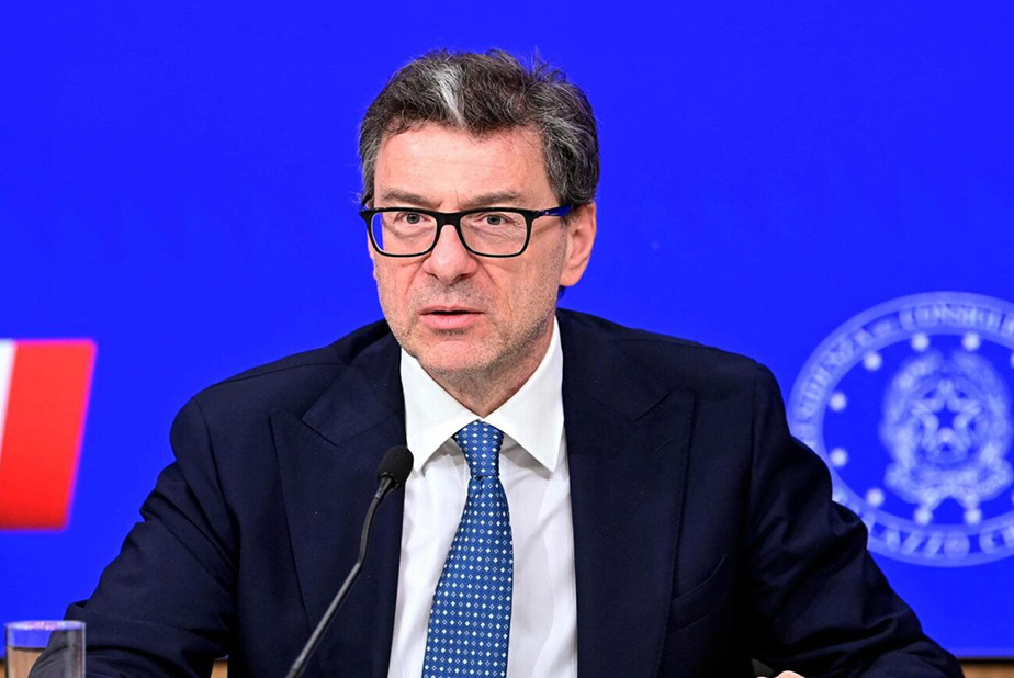Ministro dell'economia Giancarlo Giorgetti