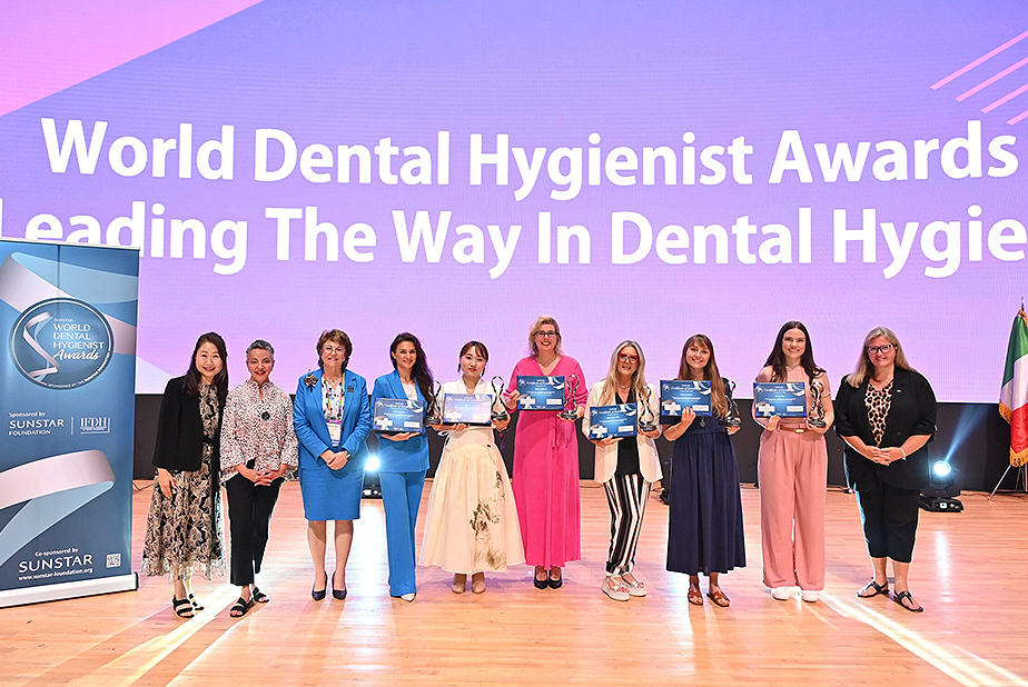 premiazione Sunstar World Dental Hygienist Awards 2024