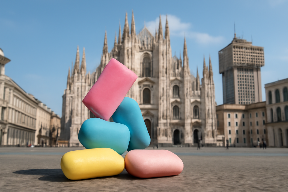 In arrivo la Chewing Gum Galaxy: il primo evento immersivo a Milano Chewing Gum in piazza Duomo a Milano