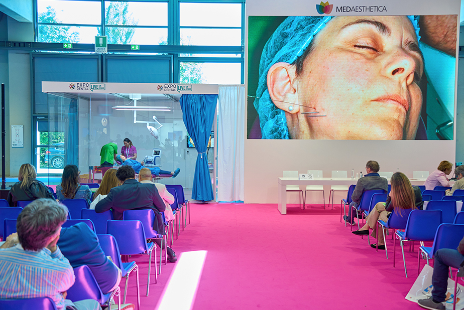 Sessione Live di medicina estetica a Expodental Meeting