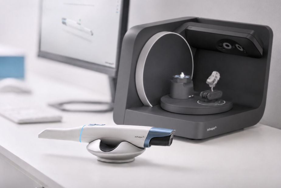 TRIOS 6 e scanner da banco 3Shape