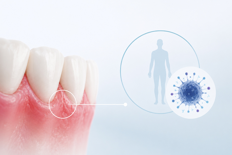 illustrazione di denti e organismo