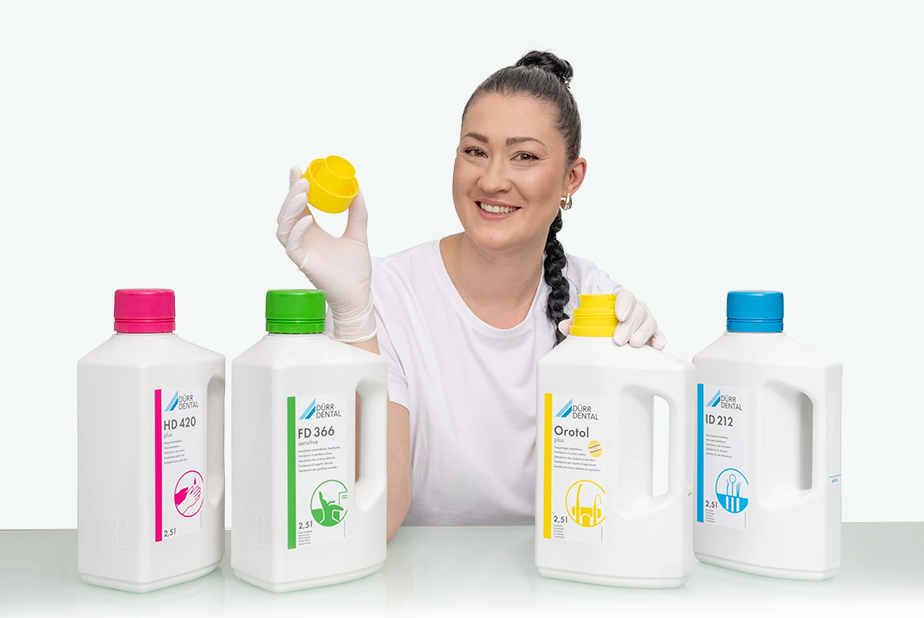 Un sistema di igiene semplice, sicuro e completo: ora direttamente da voi Sistema a colori igiene Duerr