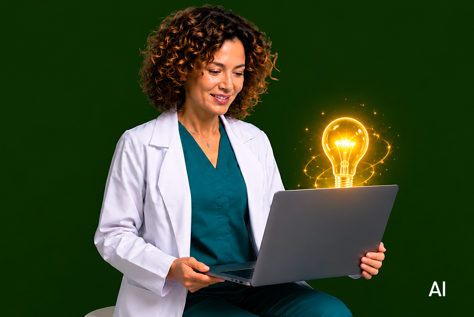 Spotdent: nasce il marketplace intelligente dedicato al dentale Medico al pc con lampadina