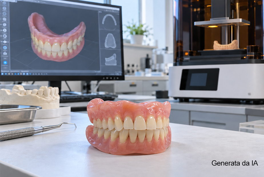 Protesi totali stampate in 3D: meno tempo e costi inferiori Protesi totale
